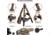 Athlon Optics Midas CF36 36mm Tube Carbon Fiber Tripod, Black/Tan, 706006