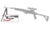 ATI Outdoor Featherlite Bipod, Extendable from 9-13in - BIP0700