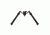 Atlas Bipods Atlas 5 H Bipod-Lever with Custom ADM Lever, Black BT35-LW17