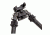 Atlas Bipods PSR Tall Atlas Bipod- Lever with ADM 170-S Lever, Black BT47-LW17