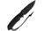 Attleboro Knives The Attleboro Fixed Blade Knife, 9.75in Overall, 4.5in, S35VN, Black Cerakote Plain Drop Point Blade, Black Canvas Micarta Handle, Boltaron Sheath, AK-10121