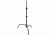 Avenger 40inC-Stand 33(129.1in) Sliding Leg Black Steel, 2 Risers A2033LCB
