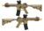 Avengers Sportsline M4 RIS Airsoft AEG Rifle w/G2 Micro-Switch Gearbox, Keymod 8in, Dark Earth, Large, ST-AEG-270-DE