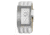 Axcent Curves Watch, White Strap, Silver Face, Silver Hands X56341-161