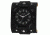Axcent The Rock Round Watch, Black Strap, Black Face, Silver Face X6162b-237