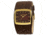 Axcent Flow Watch, Brown Strap, Brown Face, Gold Hands X70258-736