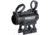 Axeon 2218667 MDSR1 W/Riser 1x 20mm 2 MOA Red Dot Black