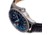 Axwell Leather-Band Watch w/Date, Black/Blue, AXWAW102-4, Black/Blue, One Size, AXWAW102-4