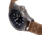 Axwell Leather Strap Watch, Tan/Black, AXWAW106-1, Tan/Black, One Size, AXWAW106-1