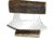 B Merry Moose Antler Natural Ulu Knife, 5.75in, 440 SS, Mirror Blade, 5.25in Shed Moose Antler Handle, UMAN3