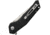 B'yondEDC Arch Folding Knife, 4.75in Closed, 3.75in, D2 Tool Steel, Stonewash Blade, Black G10 Handle, SA1901DG-BK