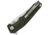 B'yondEDC Dash Folding Knife, 4.5in, 3.5in, D2 Tool Steel, Satin Blade, OD Green G10 Handle, BEDC2203-OD