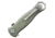 B'yondEDC Kibuga Folding Knife, 5.13in Closed, 3.75in, D2 Tool Steel, Satin Spear Point Blade, Jade G10 Handle, BEDC2103-GRN