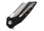 B'yondEDC Thwaak Folding Knife, 4in Closed, 2.88in 14C28N Sandvik, Satin Blade, Black Canvas Micarta Handle, BEDC2108-BK