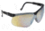 Bacou-Dalloz Uvex Genesis Protective Eyewear, Bacou-Dalloz S3203 Black Frame