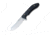 Bad Blood Dreadnaught Fixed Blade Knife, G10 Handle, Plain, Nylon Sheath, Black BB0117K