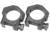 Badger Ordnance Picatinny 30MM Standard Height Alloy Scope Ring, Black, BO30616