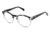 Balmain 1082 Single Vision Prescription Eyeglasses - Frame Black/Crystal, Size 50/20mm BL108202