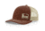 Banded Trucker Cap R112 Side Logo, Brown/Khaki B03581
