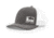 Banded Trucker Cap R112 Side Logo, Charcoal/White B03582