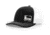 Banded Trucker Cap R112 Side Logo, Black/White B03583