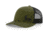 Banded Trucker Cap R112 Side Logo, Loden/Black B03584