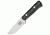 Bark River Bravo-Micro Black Micarta Knife BA005MBC