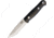 Bark River Bushcrafter 3V Fixed Blade Knife, 8.5in Overall, 3.88in Satin Cpm-3V Carbon Steel Blade, Black Canvas Micarta Handle, 06-123MBC