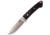 Bark River Classic Drop Point Hunter Blck Fixed Blade Knife, 02176MBC