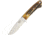 Bark River Featherweight Hunter Fixed Blade Knife, 3.125in, Antique Stag Bone Handle BA02140BAS