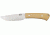 Bark River Highlander Series Fixed Blade Knife,4in,A-2 Tool Steel Blade,Antique Ivory Micarta Handle BA131MAI