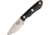 Bark River PSK Elmax Steel Black Canvas Fixed Blade Knife, 2.125in, Black, Canvas Micarta Handle BA041MBC