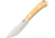 Bark River Trail Buddy Antique Ivory Fixed Blade Knife, 4.125in, A2 Tool Steel, Standard Edge, Antique Ivory, Micarta Handle BA145MAI
