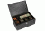 Barska 12in. Cash Box, 6 Compartment Coin Tray, Open and Full CB11792