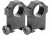 Barska Rifle Scope Rings - 30mm w/ 1in Insert, Extra High Height, Matte Black, HD Weaver Style - AI11063
