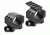 Barska Rifle Scope Rings - 30mm w/ 1in Insert, Low Height, Picatinny Rail, See-Through Base - AI11490