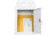 Barska Through-The-Wall Drop Box w/Adjustable Chute, White, Medium, CB13954