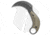 Bastinelli Creations B.A.K. Karambit Fixed Blade Knife, 3.25in, Bohler N690 Stainless Steel, Hawkbill Blade, G10 OD Green Handle, Black/OD Green, 6.375in, BHQ-115146