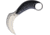 Bastinelli Creations BAK Fixed Blade Stonewash Fixed Blade Knife, 6.25in Overall, 3.25in Stonewash N690 SS Karambit Blade, Black G10 Handle, Black Kydex, Black, B.A.K STONE WASHED