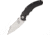 Bastinelli Creations Dragotac Compact Framelock Folding Knife,3.625in,Stonewash,Black,G10 Handle BASDC