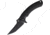 Bastinelli Creations Gecko Framelock Folding Knife, Black G10 handle with titanium back handle, GECKO FOLDER PVD