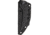 Bastinelli Creations Mako Knife, 8.75in Overall, 4.75in Black Stonewash N690Co Steel Curved Blade, Black Grooved G10 Handle, Finger Ring, Black Kydex Sheath, MAKO FIXED BLADE