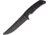 Bastinelli Creations PY Trainer Knife, 10.5in Overall, 5in Unsharpened Blunt Tip Blade, One Piece Polymer Construction, Black Kydex Sheath, PY TRAINER
