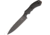 Bastinelli Creations RED Raptor Black PVD Fixed Blade Knife, 5.625in, D2 Tool Steel, Standard Edge, Black G10 Handle BASRLB
