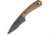 Bastinelli Creations SIN Fixed Blade Coyote Knife, 7.13in Overall, 3.5in Black Stonewash Bohler N690 SS Blade, Coyote Brown G10 Handle, Black Kydex Sheath, BAS215C