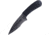 Bastinelli Creations SIN Fixed Blade Wrapped Knife, 3.5 black stonewash finish Bohler N690 stainless , Black cord wrapped handle, SIN + BLACK COBRA WRAP