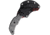 Bastinelli Creations The Primal Fixed Blade Black