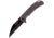 Bastion Talon Linerlock Folding Knife, Bastion D2 Steel Blade Flipper Folder Pocket Knife G10 Scales - Talon, Black Blade/Black Scales, BSTN-TLNBLK-BLK