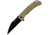 Bastion Talon Linerlock Folding Knife, Bastion D2 Steel Blade Flipper Folder Pocket Knife G10 Scales - Talon, Black Blade/OD Green Scales, BSTN2392