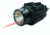Beamshot Red Laser/Flashlight Combo RECHARGEABLE, Matte Black BS9001R